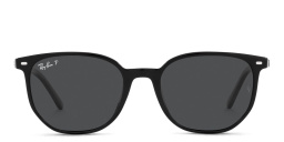 Shop Ray-Ban Elliot Unisex Square Sunglasses in Black online.