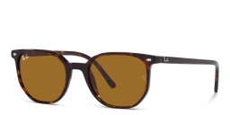 Shop Ray-Ban Elliot Unisex Square Sunglasses in Havana online.