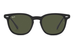 Shop Ray-Ban Hawkeye Unisex Square Sunglasses in Black online.