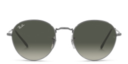 Shop Ray-Ban Unisex Round Sunglasses in Silver online.