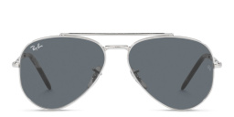Ray-Ban Unisex Wide Pilot Sunglasses in Silver – Product Photo 1