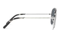 Ray-Ban Unisex Wide Pilot Sunglasses in Silver – Product Photo 3