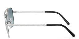 تسوق نظارات شمسية نيو كارافان بإطار مربّع للجنسين راي بان بلون فضي أونلاين.