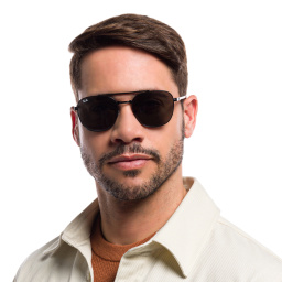 Ray-Ban Unisex Square Sunglasses in Black – Product Photo 7