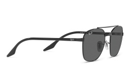 Ray-Ban Unisex Square Sunglasses in Black – Product Photo 4