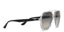 Shop Ray-Ban Unisex Aviator Sunglasses in Transparent online.