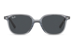 Ray-Ban Junior Leonard Kids Square Sunglasses in Transparent Blue – Product Photo 1
