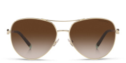 TIFFANY Aviator Sunglasses in Pale Gold – Product Photo 1