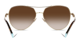 Shop TIFFANY Pilot Sunglasses in Pale Gold online.