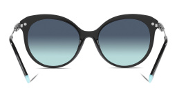 Shop TIFFANY Cat-Eye Sunglasses in Black online.