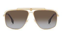 VERSACE Aviator Sunglasses in Gold – Product Photo 1