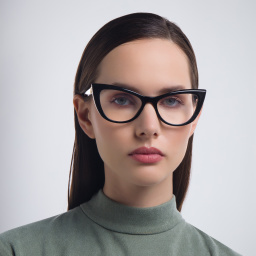 Dolce & Gabbana Cat Eye Eyeglasses in Black – Product Photo 5
