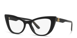 Dolce & Gabbana Cat Eye Eyeglasses in Black – Product Photo 2