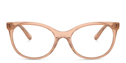 Dolce & Gabbana Cat-Eye Eyeglasses in Transparent Beige – Product Photo 1
