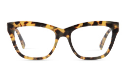 MIU MIU Cat Eye Eyeglasses in Light Havana – Product Photo 1