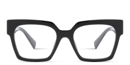 MIU MIU Square Eyeglasses in Black – Product Photo 1