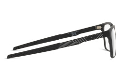 Shop Oakley Dehaven Wide Rectangle Eyeglasses in Satin Black online.