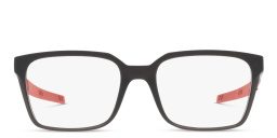 Shop Oakley Dehaven Wide Rectangle Eyeglasses in Satin Grey Smoke online.