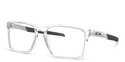 Shop Oakley Rectangle Eyeglasses in Polished Clear online.