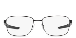 Wide Rectangle Eyeglasses من برادا لينيا روسا بلون أسود - صورة المنتج 1