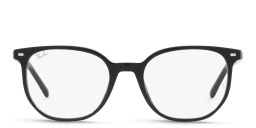 Shop Ray-Ban Elliot Optics Unisex Irregular Eyeglasses in Black online.