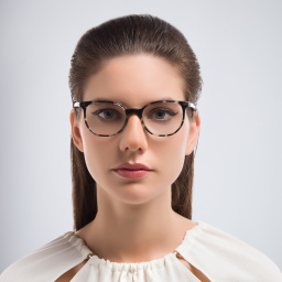 Shop Ray-Ban Elliot Unisex Irregular Eyeglasses in Grey Havana online.