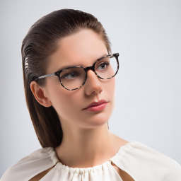 Shop Ray-Ban Elliot Unisex Irregular Eyeglasses in Grey Havana online.