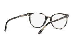 Shop Ray-Ban Elliot Unisex Irregular Eyeglasses in Grey Havana online.