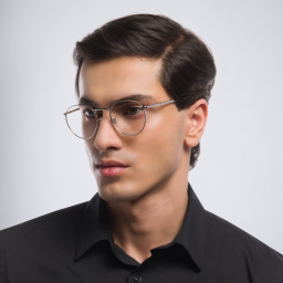 تسوق نظارات طبية دائرية جديدة للجنسين راي بان بلون فضي أونلاين.