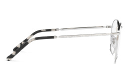 تسوق نظارات طبية دائرية جديدة للجنسين راي بان بلون فضي أونلاين.