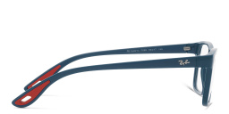 Ray-Ban Unisex Rectangle Eyeglasses in Blue Vallarta – Product Photo 3