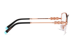 Shop TIFFANY Half-Rim Cat-Eye Eyeglasses in Black On Rubedo online.