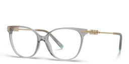 Shop TIFFANY Cat-Eye Eyeglasses in Crystal Grey online.