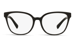 VALENTINO V Logo Square Eyeglasses in Black – Product Photo 1