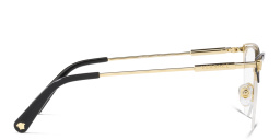 VERSACE Medusa Half-Rim Cat-Eye Eyeglasses in Gold – Product Photo 3