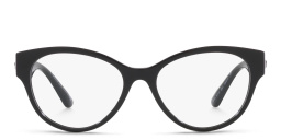 VERSACE Medusa Round Eyeglasses in Black – Product Photo 1