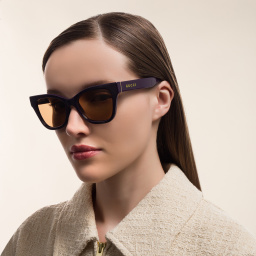 GUCCI Cat Eye Sunglasses in Purple – Product Photo 6
