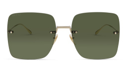 GUCCI Square Sunglasses in Gold – Product Photo 1