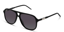 نظارة شمسية بإطار أفياتور من غوتشي بلون أسود - صورة المنتج 2