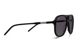 نظارة شمسية بإطار أفياتور من غوتشي بلون أسود - صورة المنتج 3