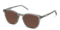 Shop GUCCI Round Sunglasses in Grey online.