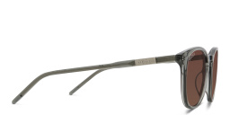 Shop GUCCI Round Sunglasses in Grey online.