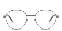 Shop GUCCI Round Eyeglasses in Grey online.