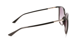 Shop Calvin Klein Oversized Square Sunglasses in Black online.