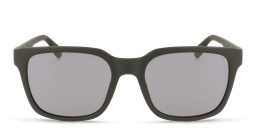 Shop Lacoste Rectangle Sunglasses in Black online.