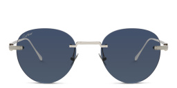 Cartier Pasha de Cartier Round Sunglasses in Silver – Product Photo 1