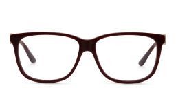 Shop Cartier Signature 'C'de Cartier Wide Rectangle Eyeglasses in Burgundy online.