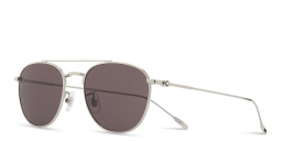 MONTBLANC Pilot Sunglasses in Silver – Product Photo 4