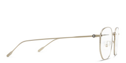 MONTBLANC Irregular Eyeglasses in Gold – Product Photo 3