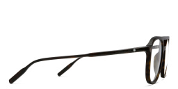 MONTBLANC Wide Aviator Eyeglasses in Havana – Product Photo 3